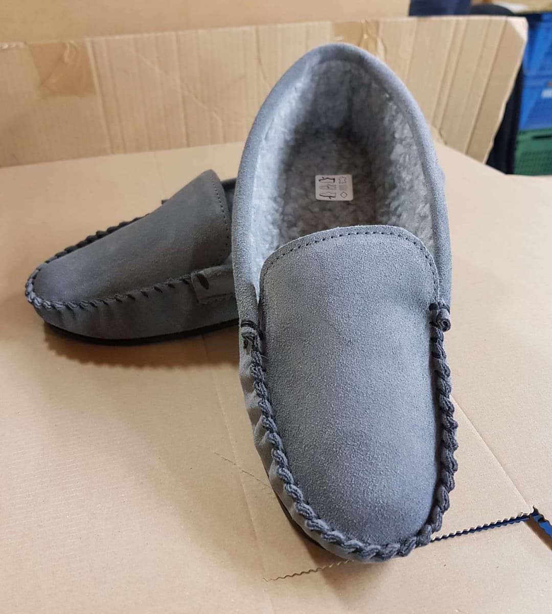 Grey boot